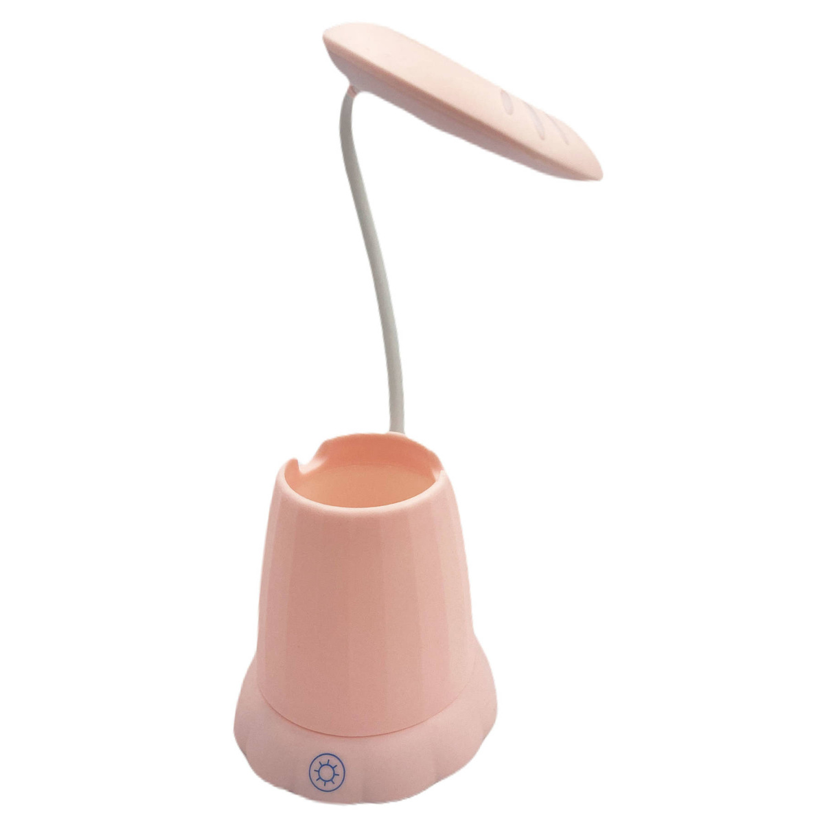 LAMPKA BIURKOWA Z POJEMNIKIEM LED USB PODSTAWKA NA TELEFON DLA DZIECI