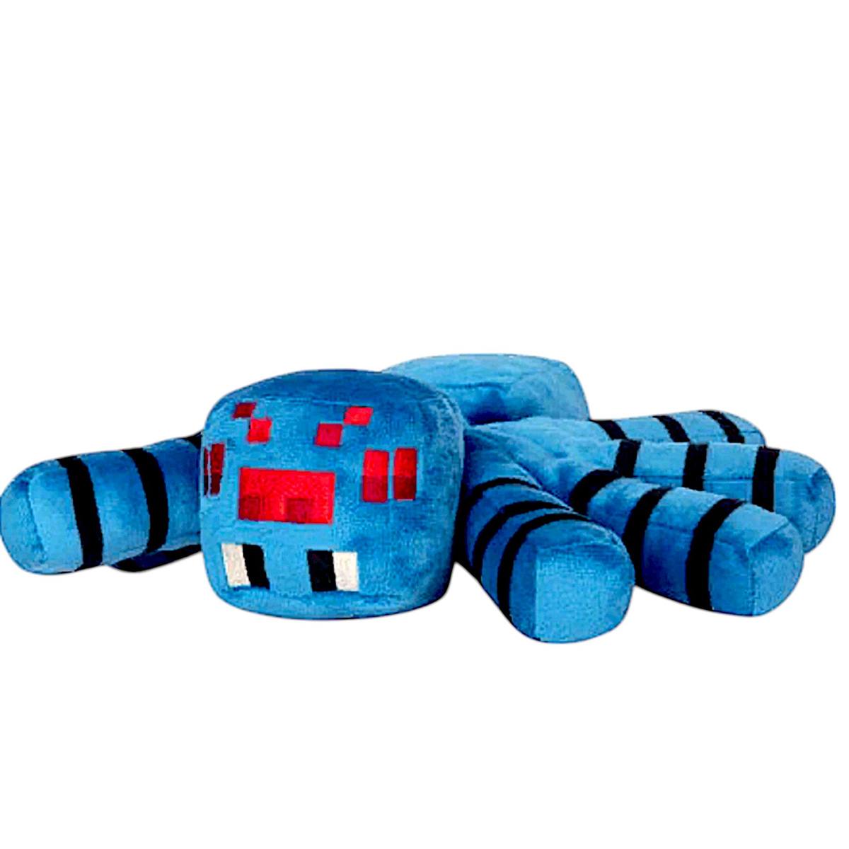 MINECRAFT WODNY ŚWIAT - ZESTAW PLUSZOWYCH MASKOTEK 2w1 JEŻDŻACY STEVE PAJĄK JASKINIOWY