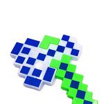 MINECRAFT Siekiera Pixel z dźwiękiem i światłem